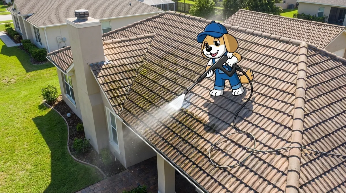 roof washing service