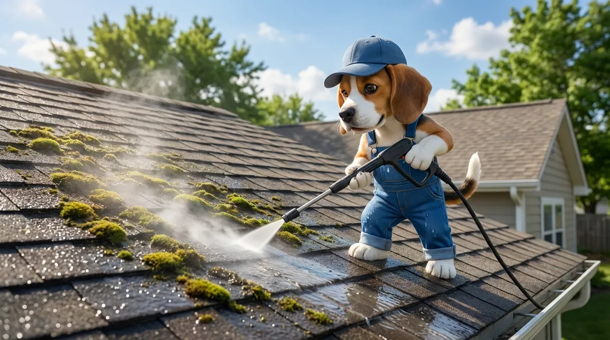 roof washing service