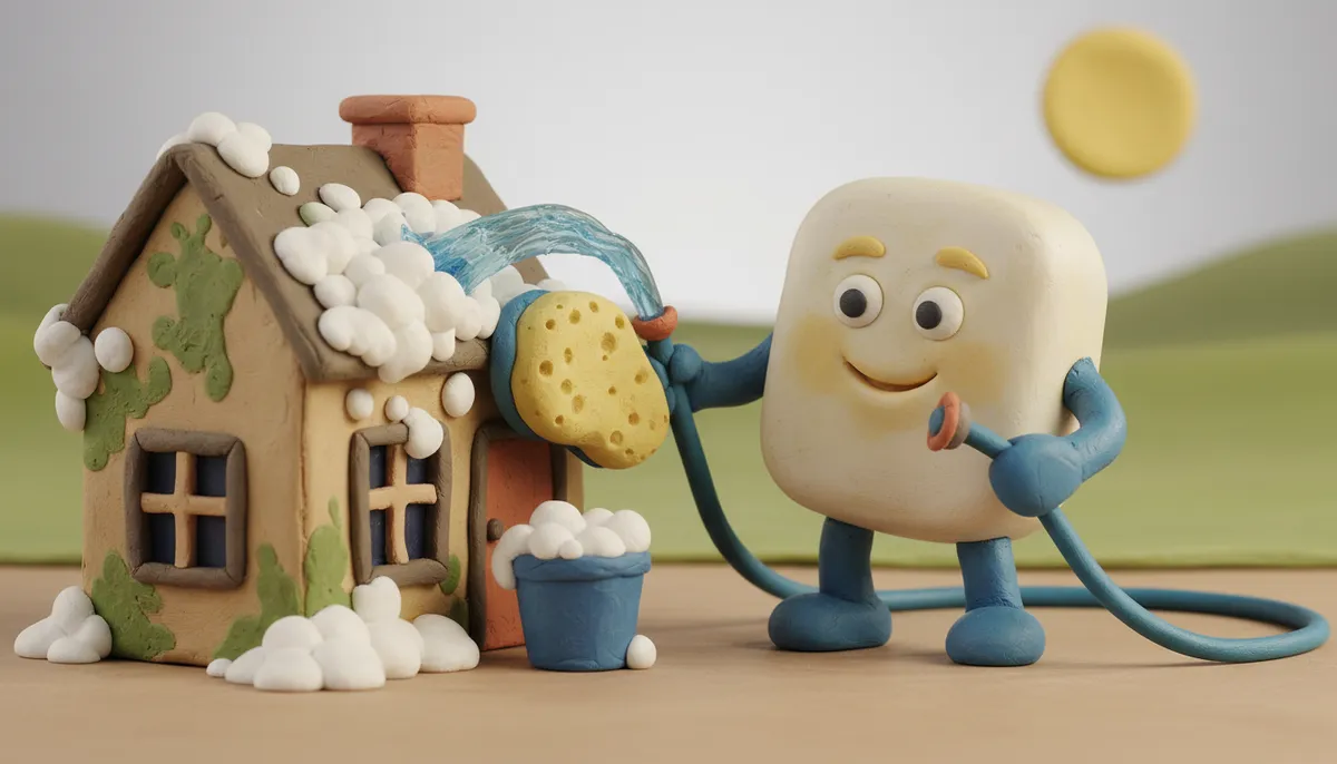 vinyl fence cleaning