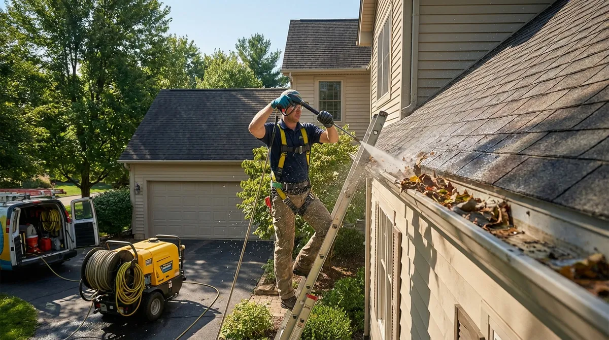 gutter cleaning