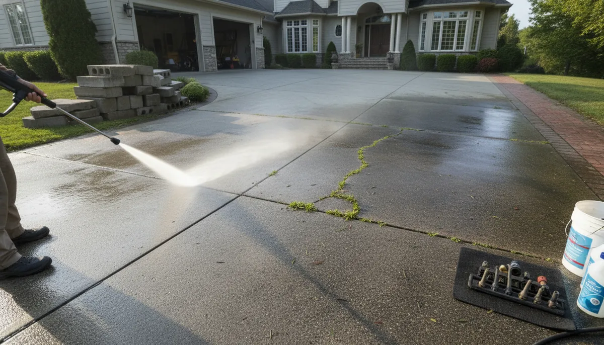 pressure wash driveway cost