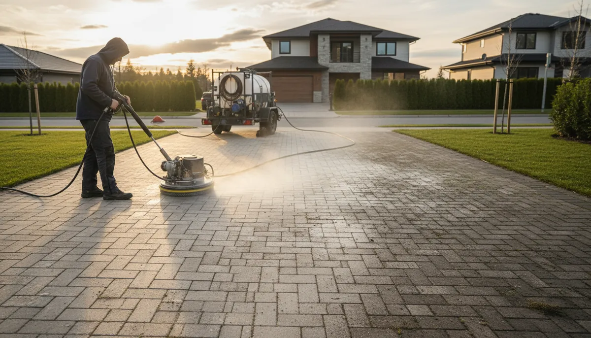 driveway cleaning service
