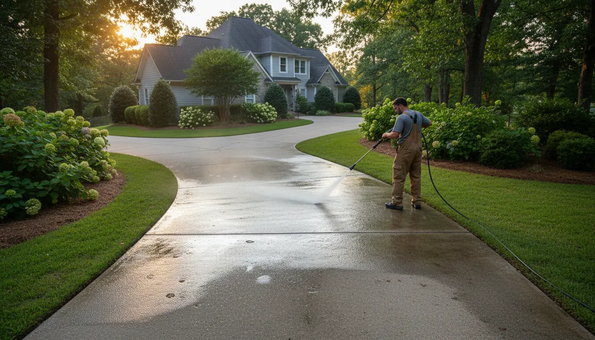 driveway cleaning service