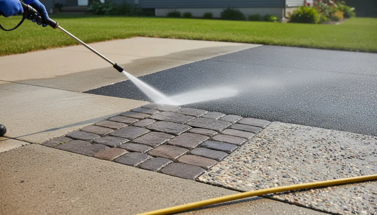 pressure washing driveway cost