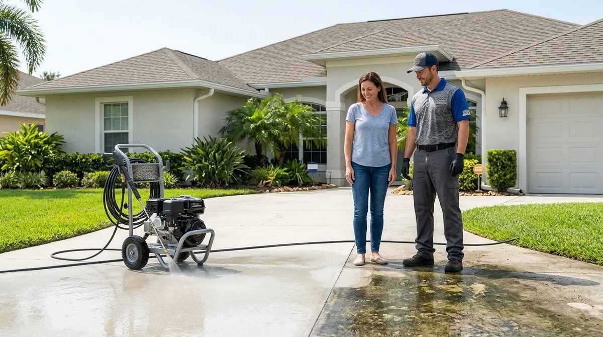 professional pressure washing services in valrico