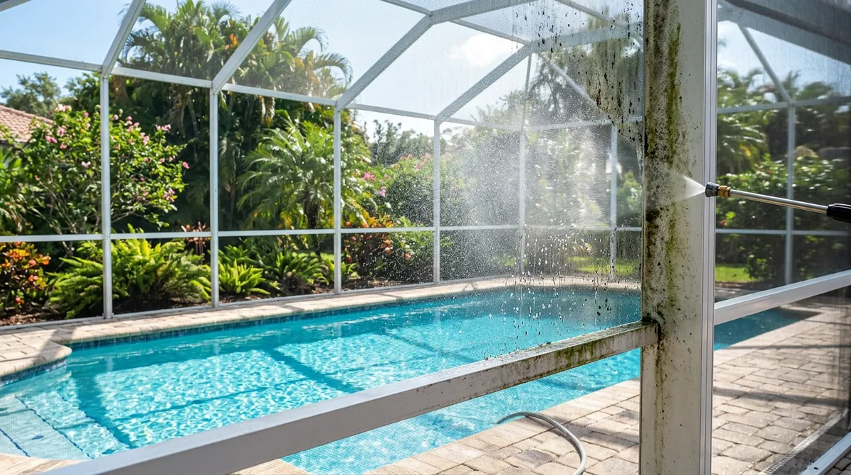 9 Reasons Pool Cage Cleaning Should Be on Your Radar in 2026
