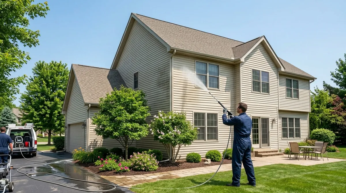 exterior house washing near me