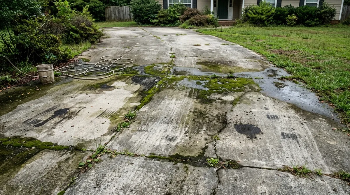 professional driveway cleaner
