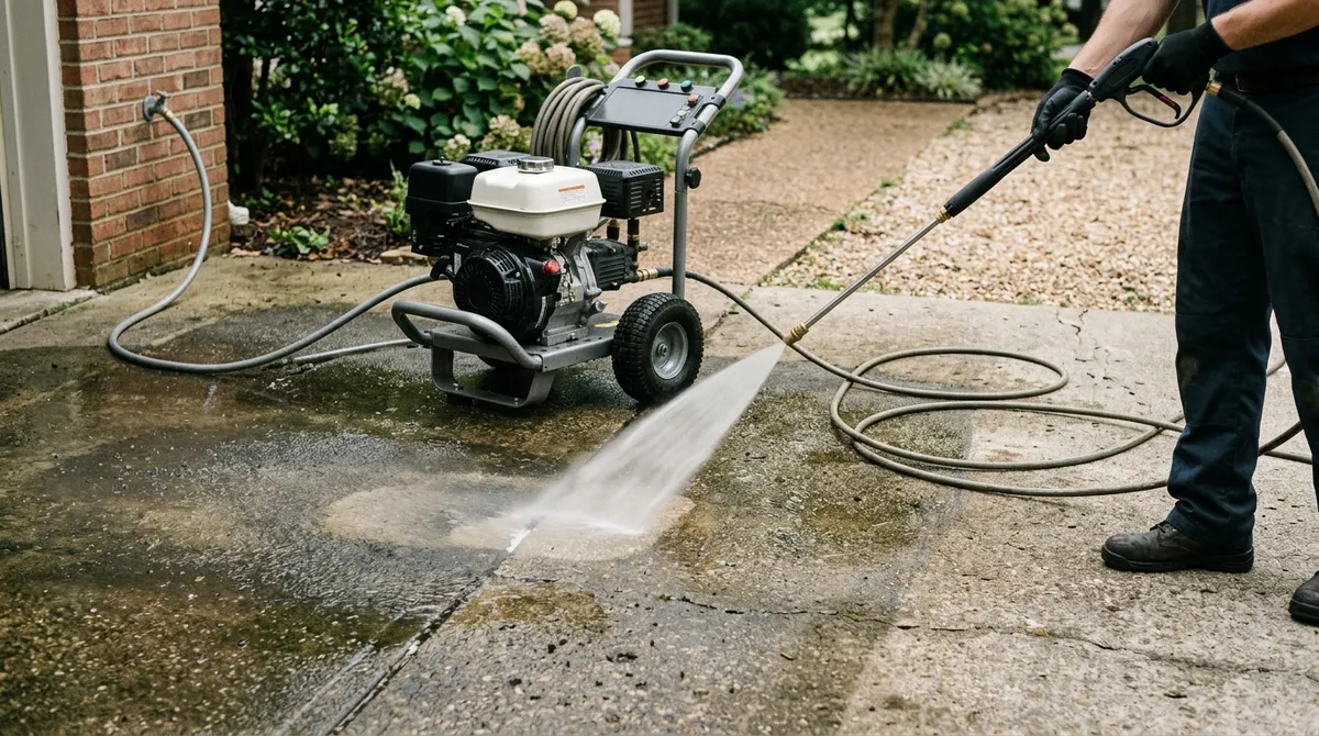 pressure washer for concrete driveway