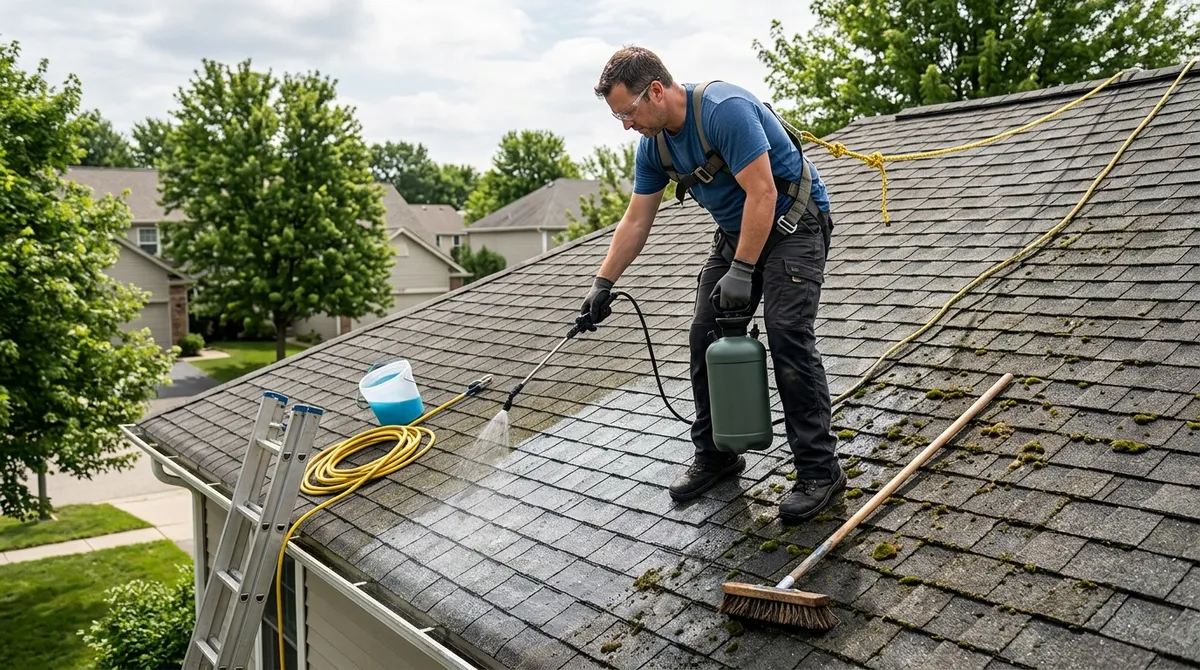 roof cleaning service