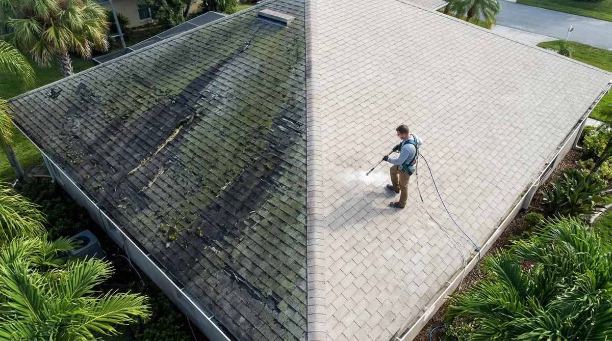 DIY Roof Cleaning vs. Professional Service: Which Wins?
