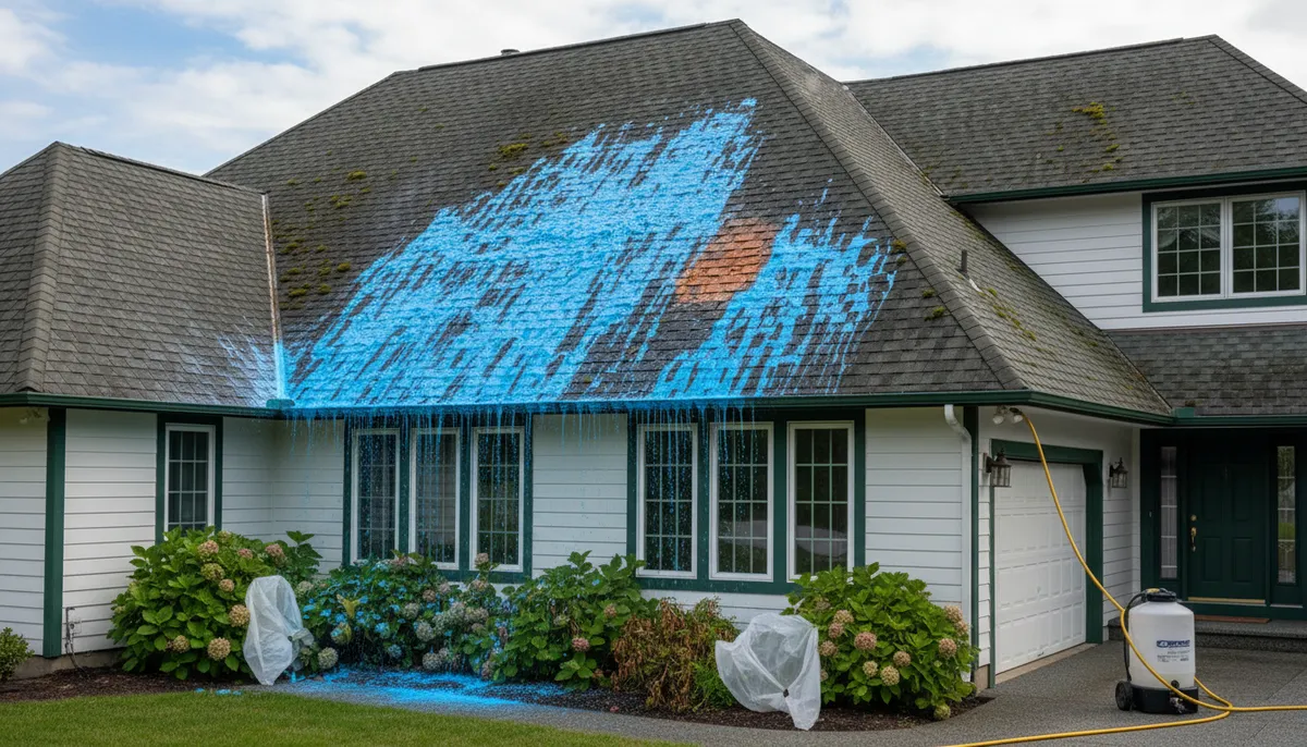 soft wash roof cleaning near me