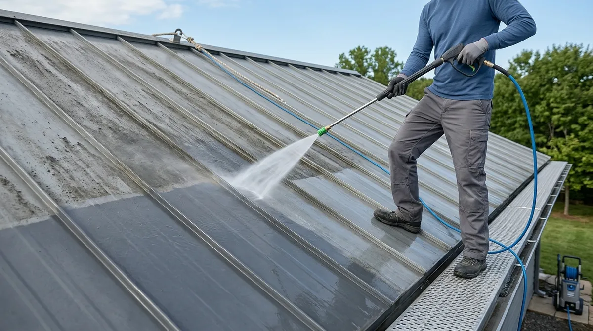 metal roof cleaning near me