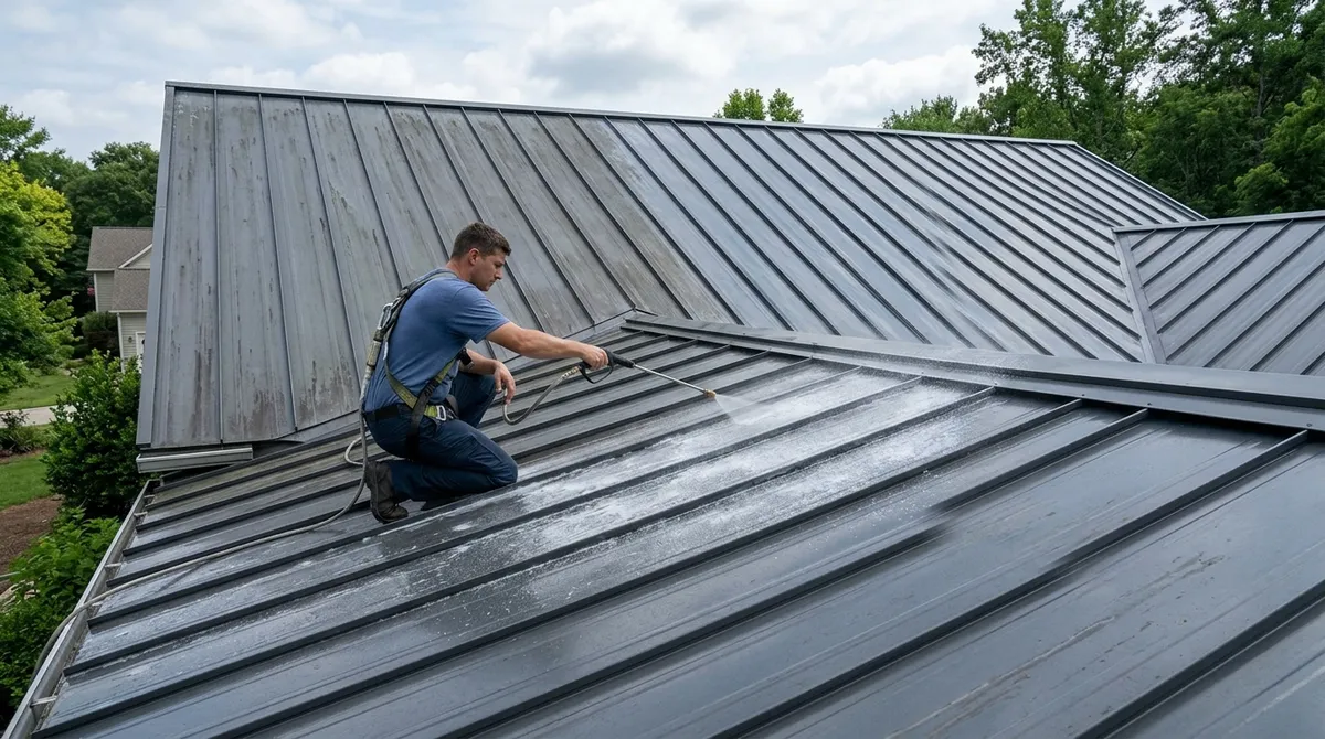 metal roof cleaning near me